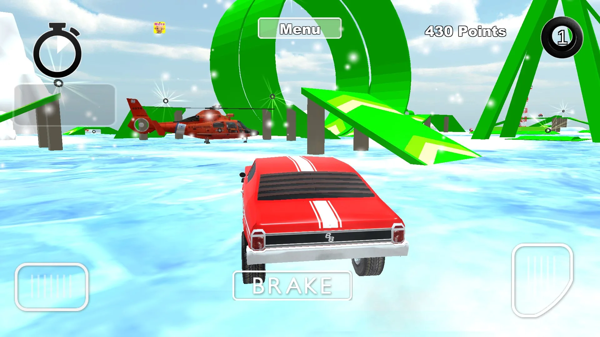 Snow Car Race & Stunts Extreme screenshot 3