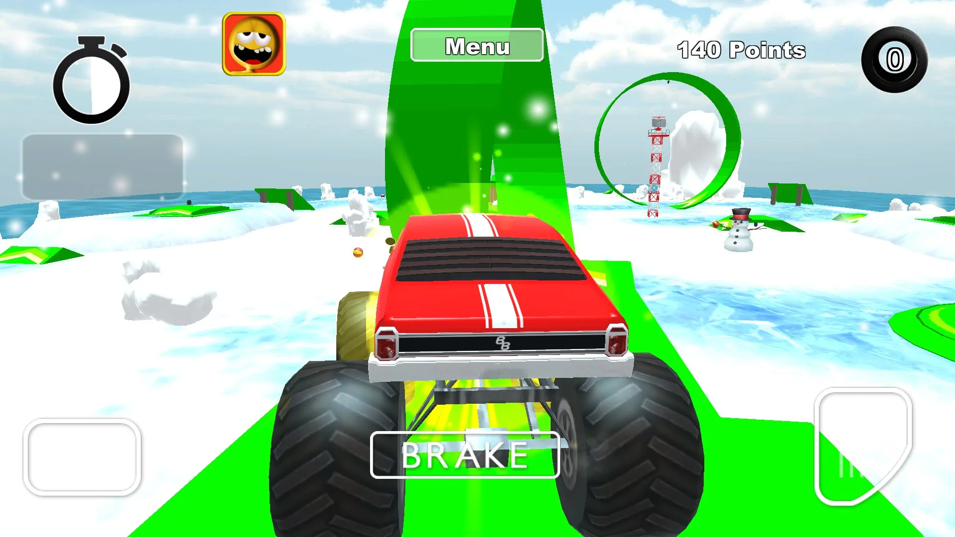 Snow Car Race & Stunts Extreme screenshot 4