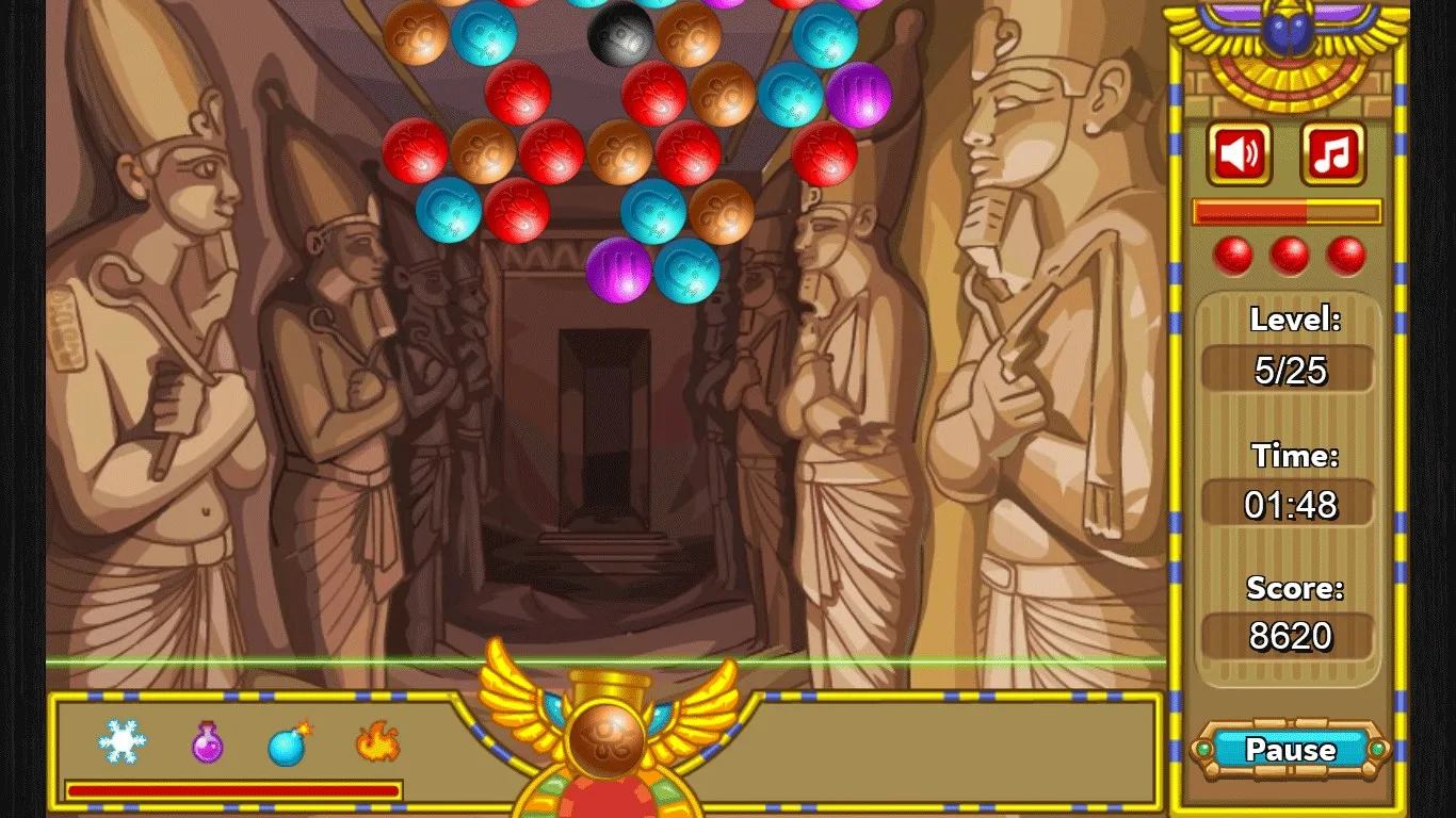 Rotate Bubble Shooter screenshot 1