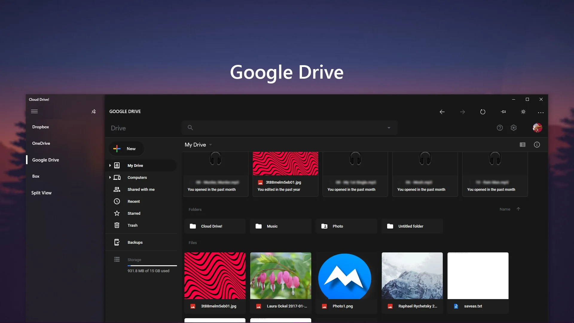 Cloud Drive! for Google Drive, Dropbox and more screenshot 2