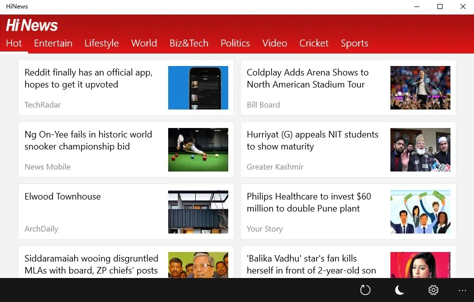 HiNews screenshot 1