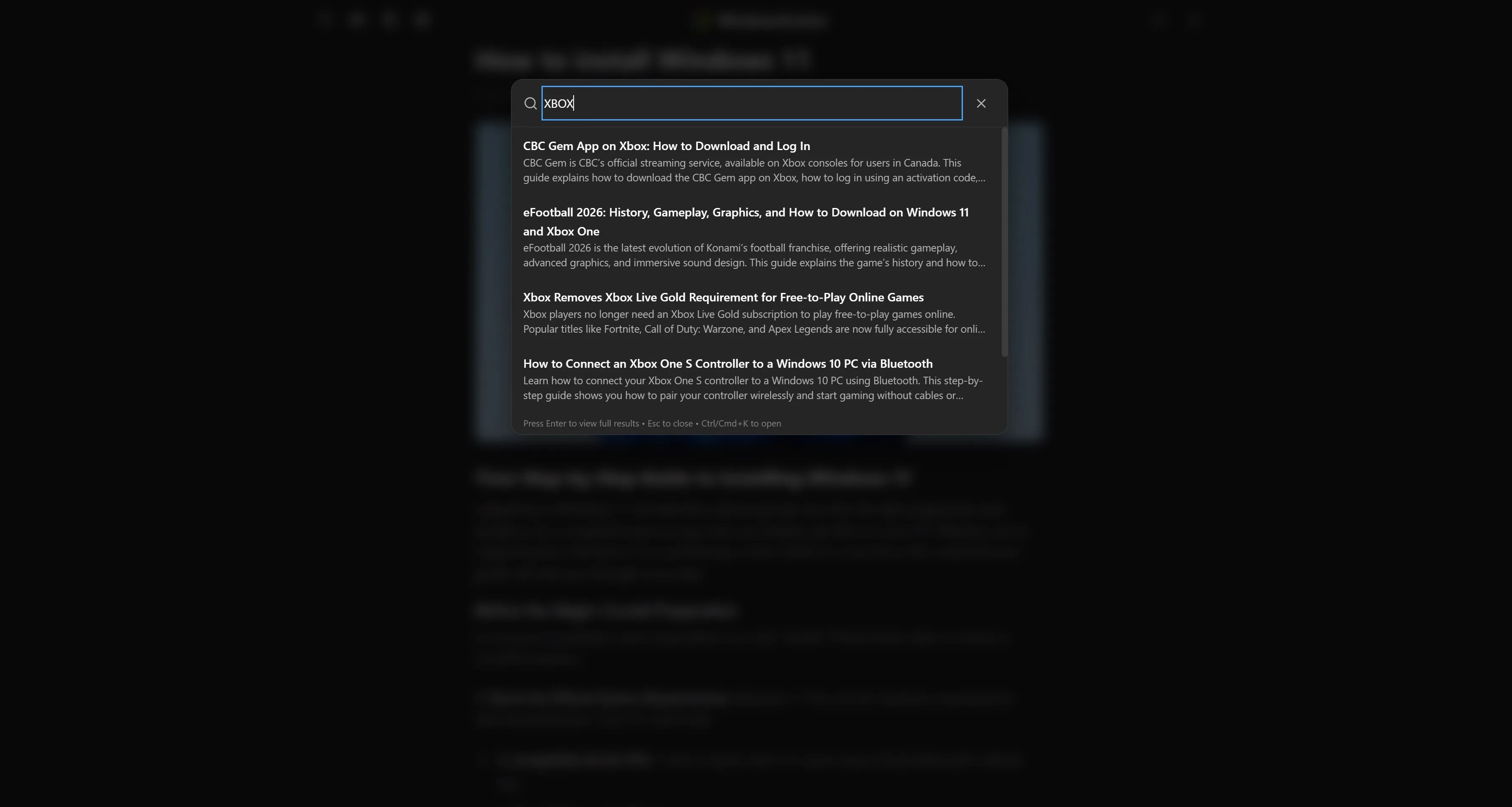 WC screenshot 3