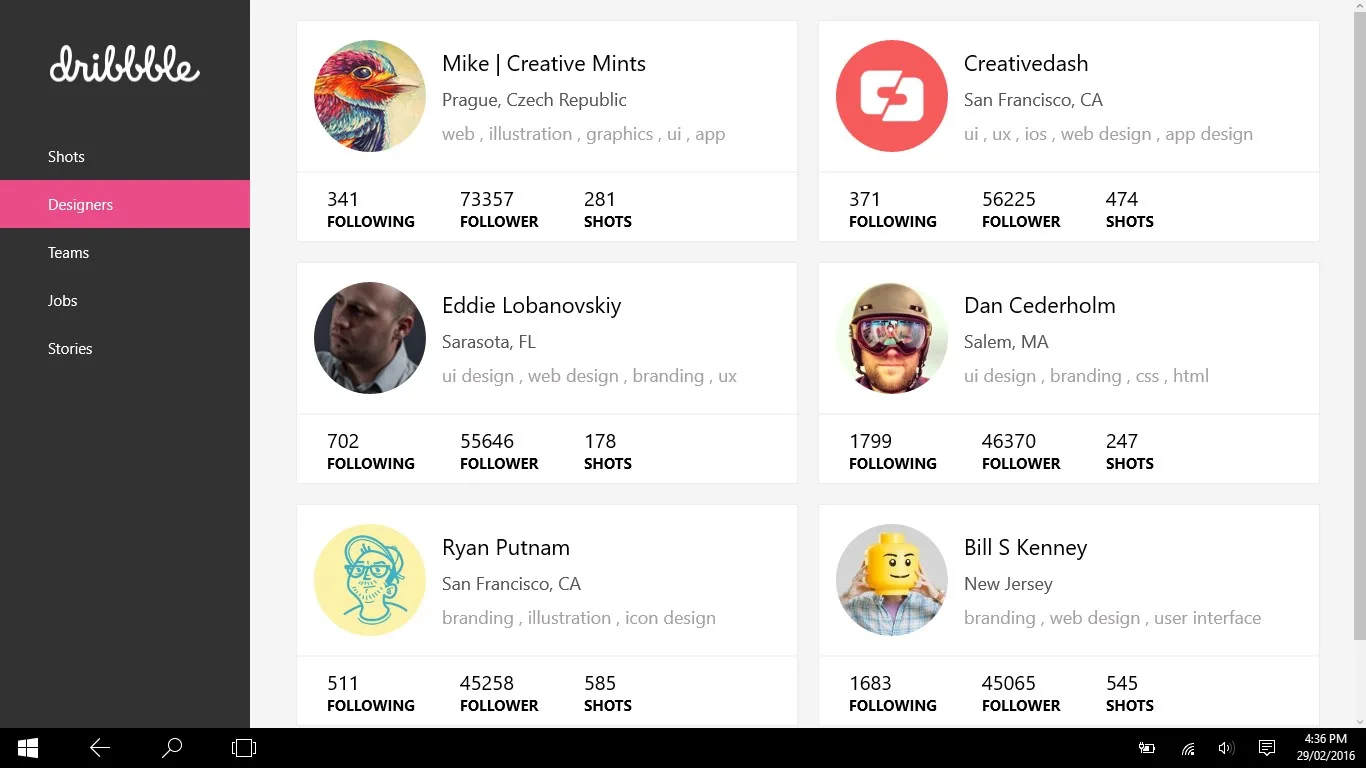 Dribbler - Dribbble Client screenshot 4