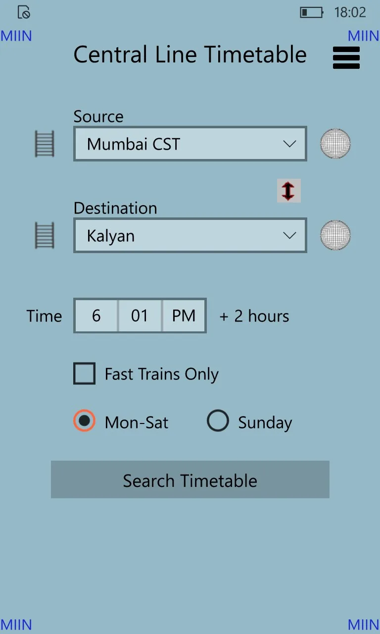 Mumbai Local Train Timetable screenshot 4