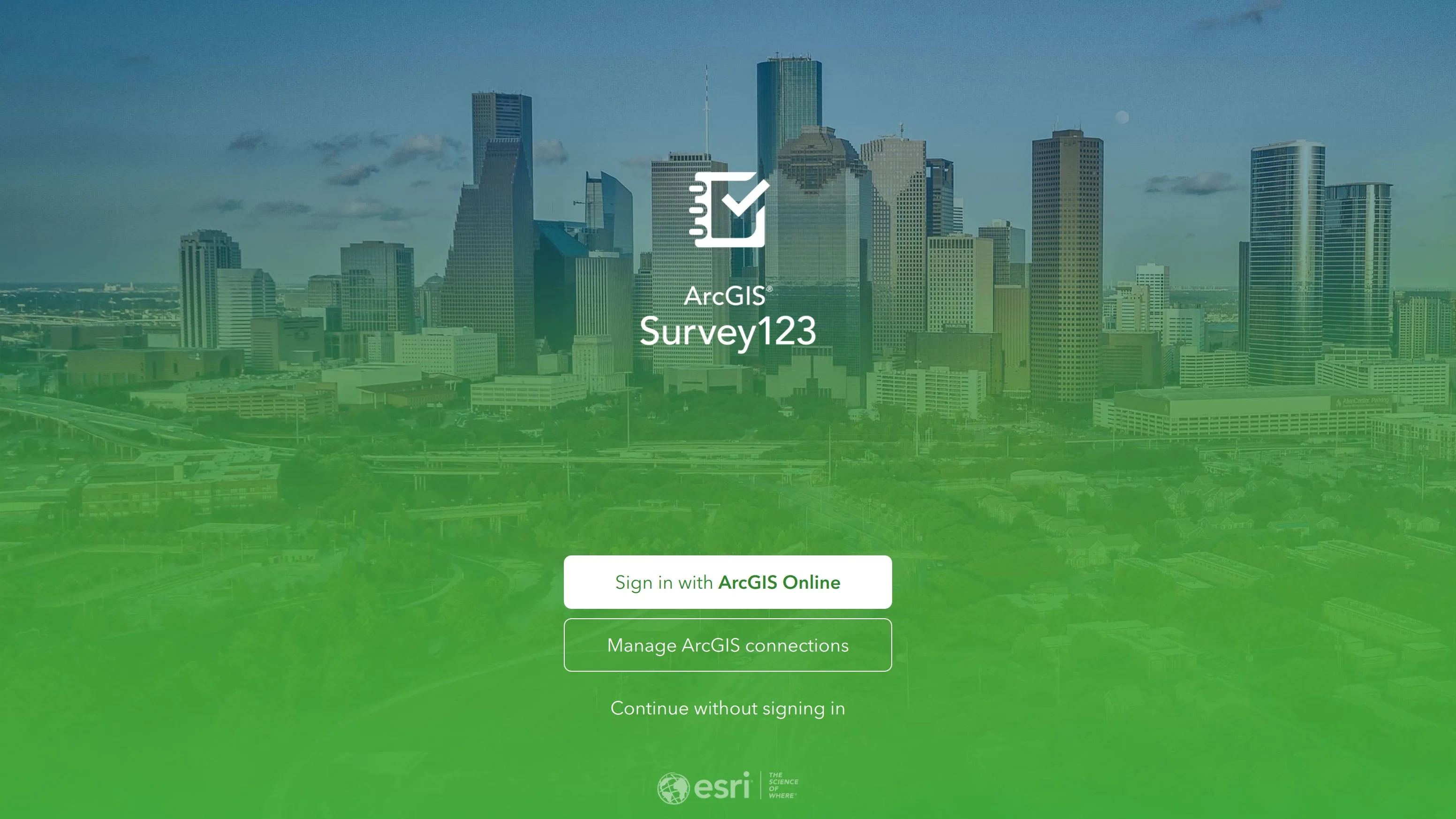ArcGIS Survey123 screenshot 1