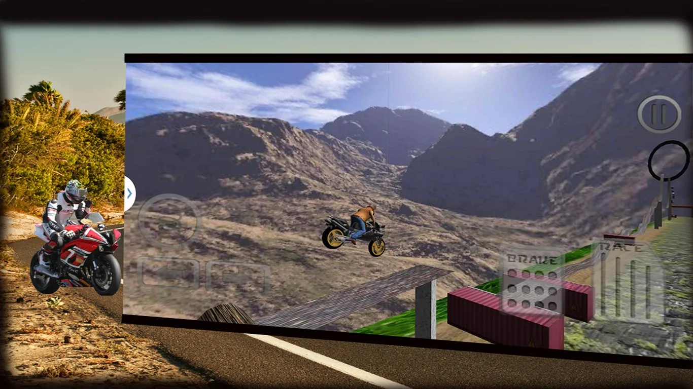 Crazy Bike Simulator Drive screenshot 3