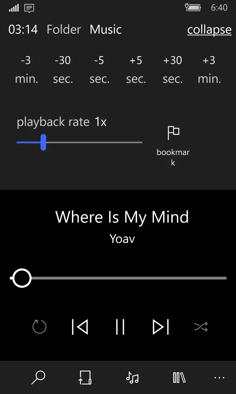 Unotune Music Player screenshot 1