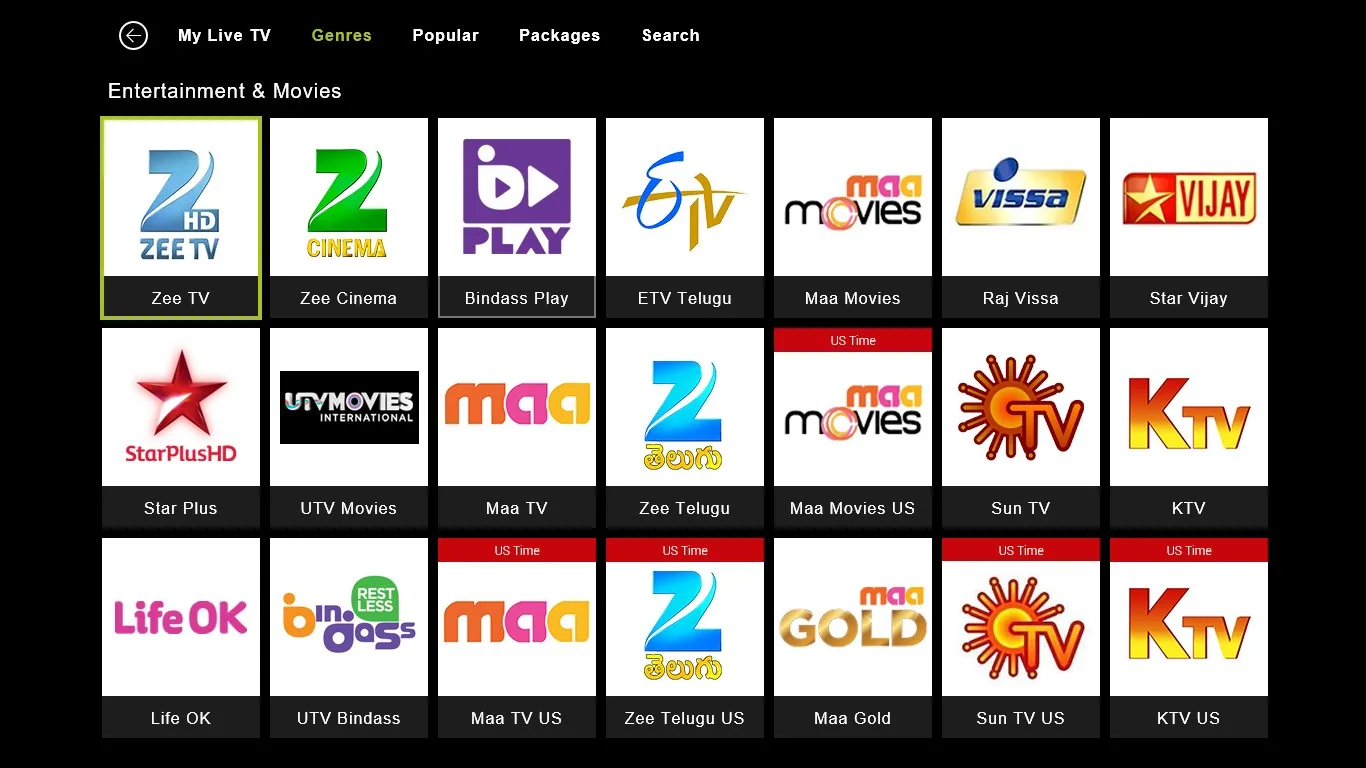 YuppTV - LiveTV, Catch-up, Movies screenshot 3