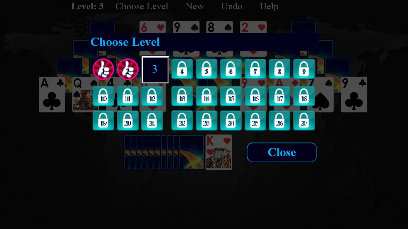 TriPeaks Solitaire# screenshot 2