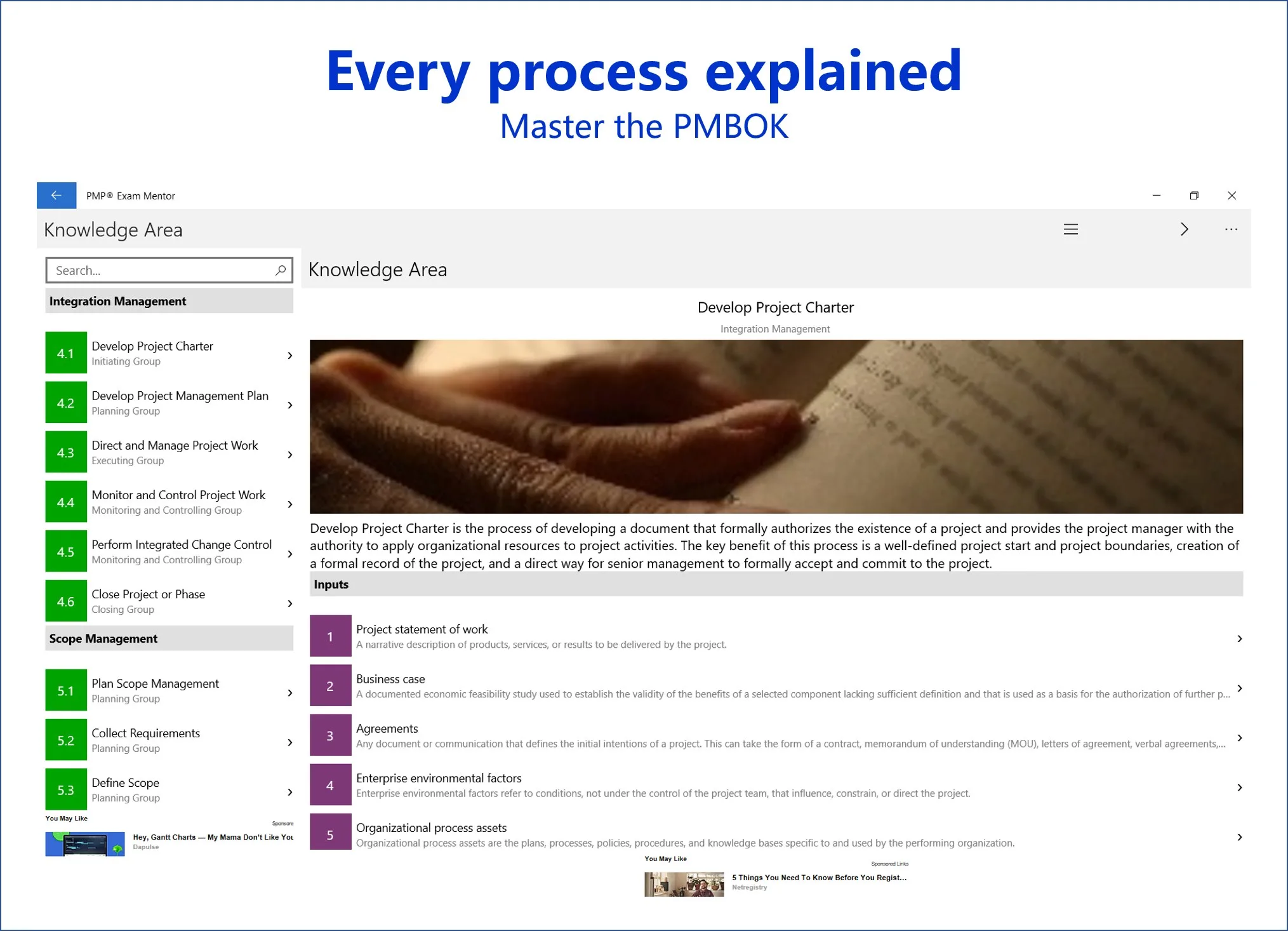 PMP® Exam Mentor screenshot 2