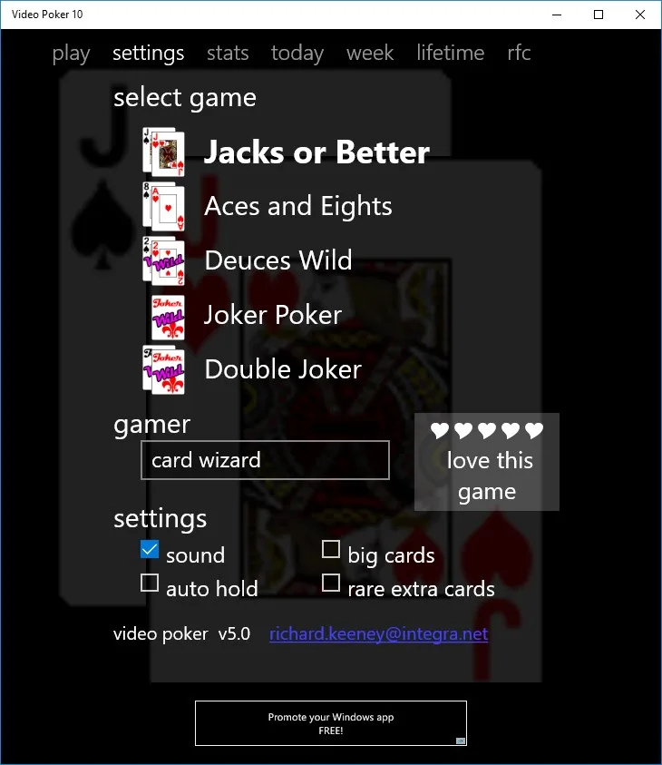 Video Poker 10 screenshot 1