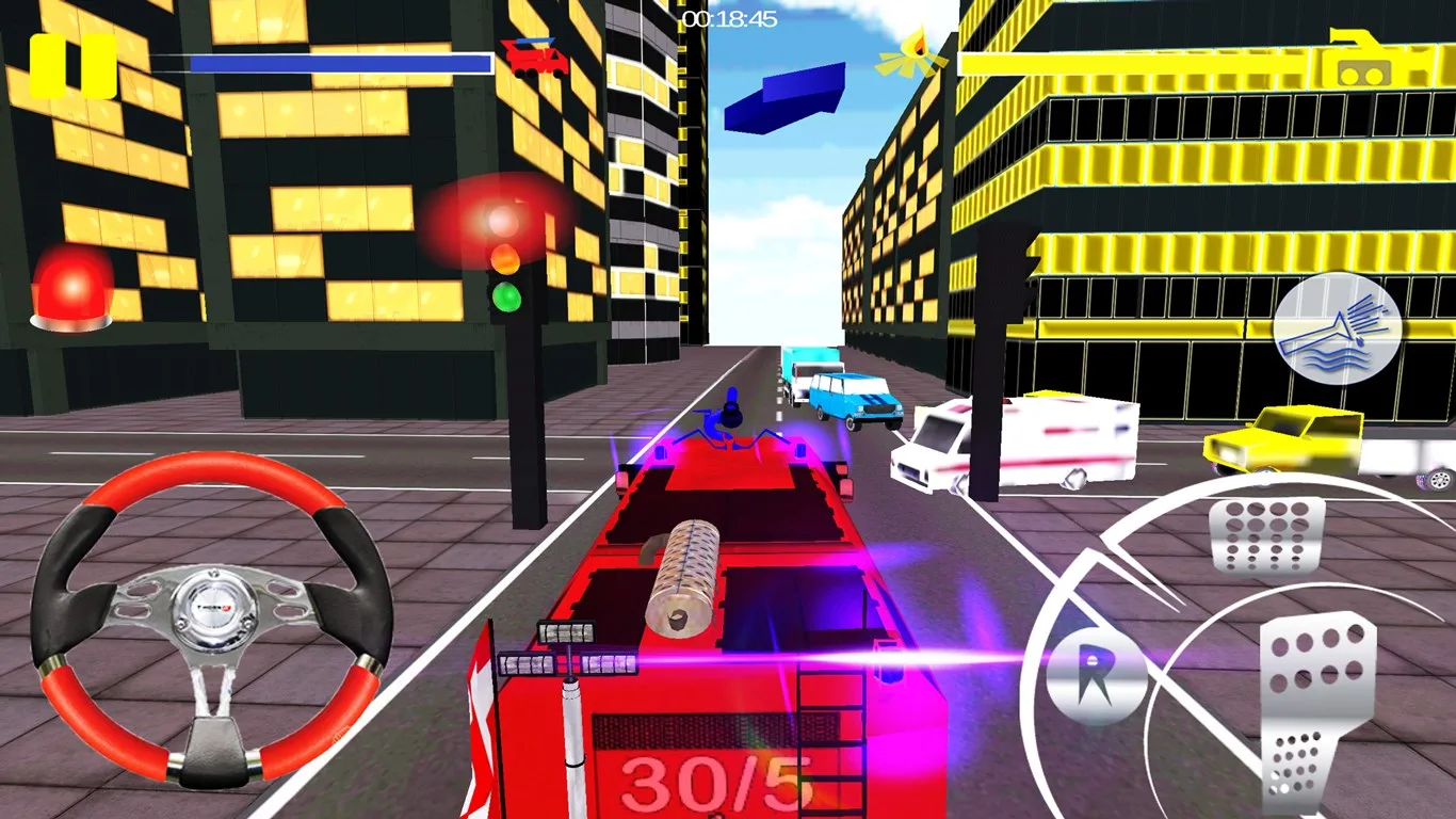 Fire Truck Simulator 2015 screenshot 1