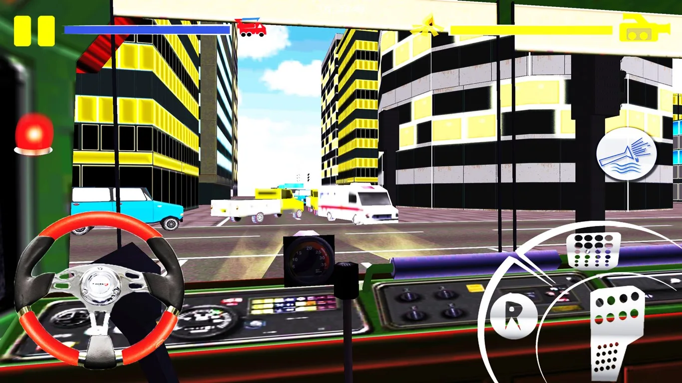 Fire Truck Simulator 2015 screenshot 3