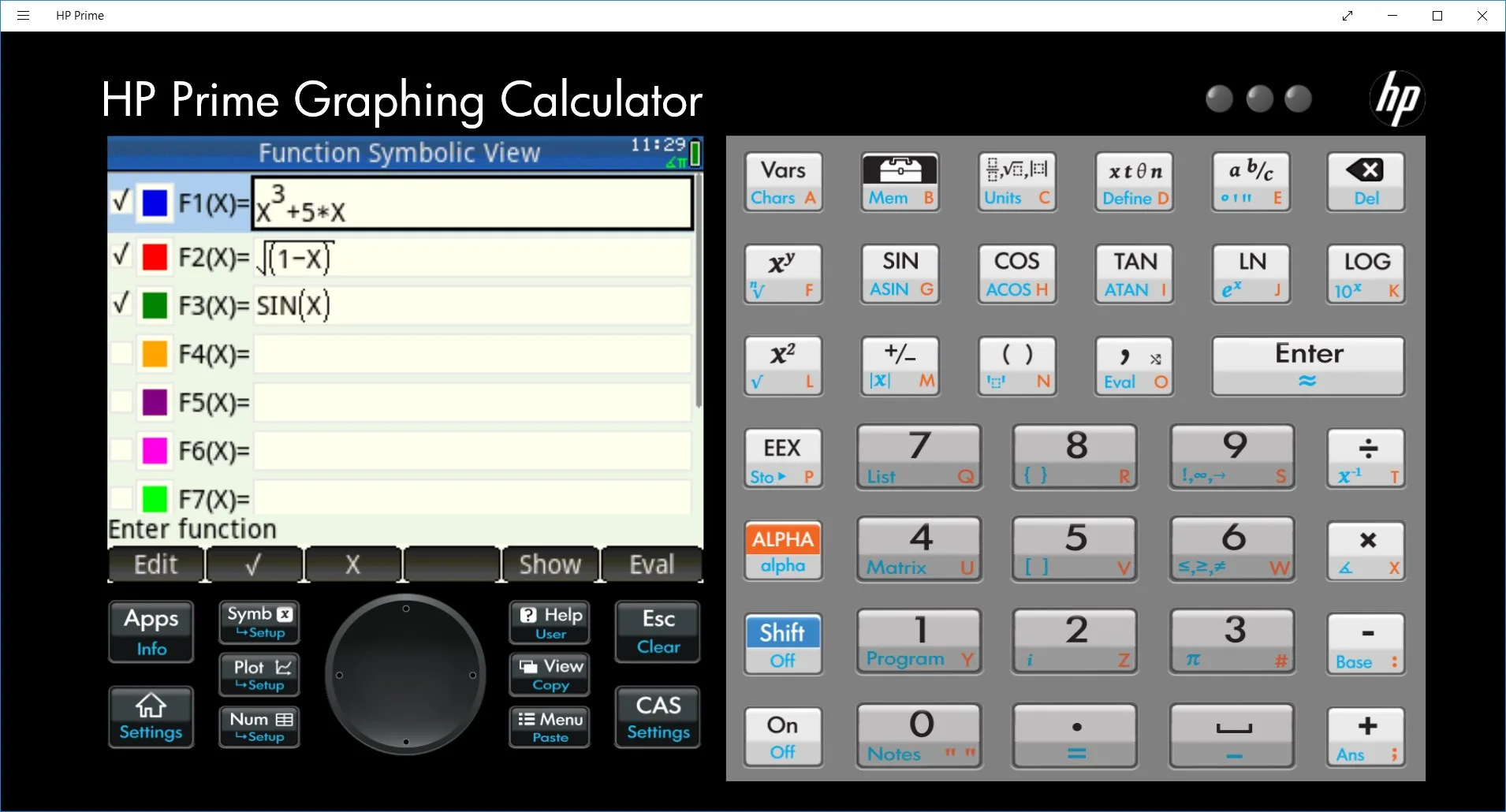 HP Prime Pro screenshot 2
