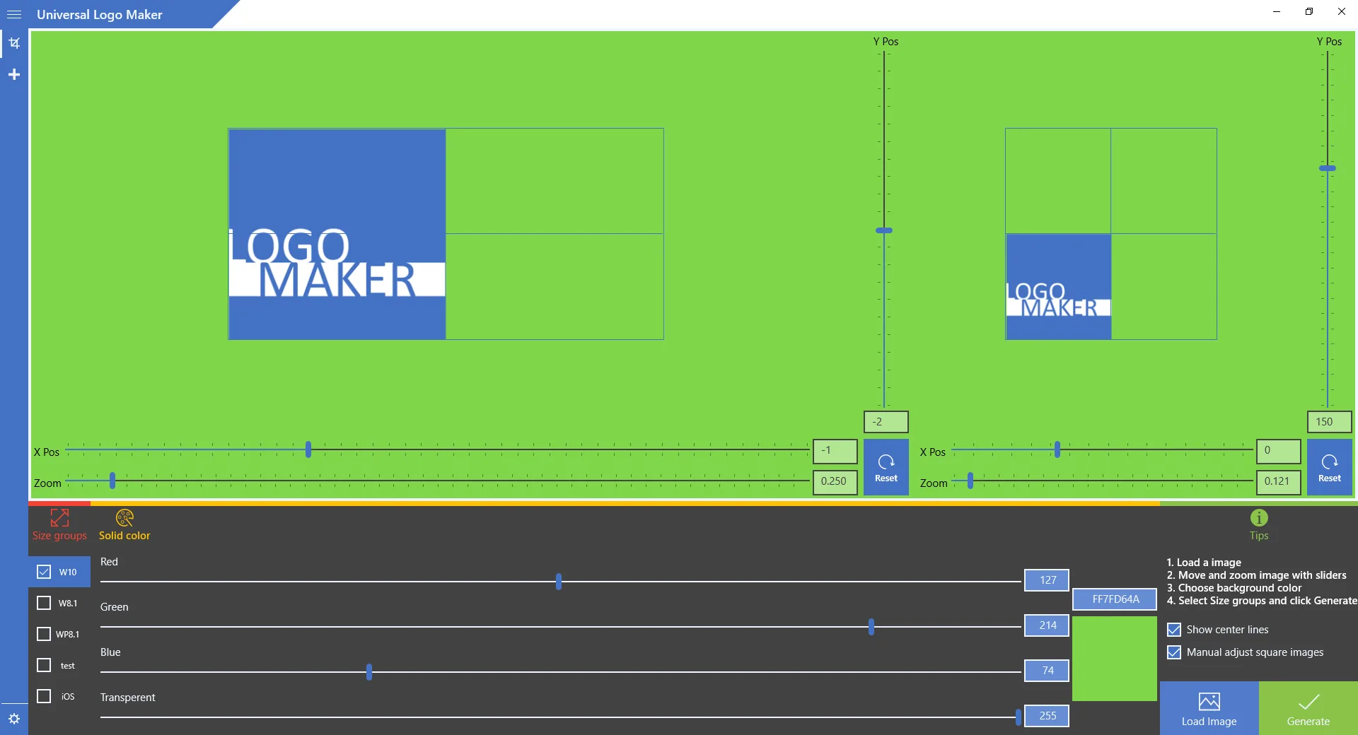 Universal Logo Maker for Windows screenshot 2