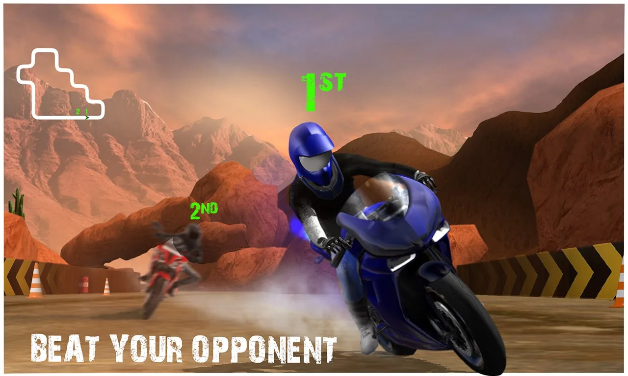 Bike Racer City Highway - Motorcycle Stunts Racing screenshot 1