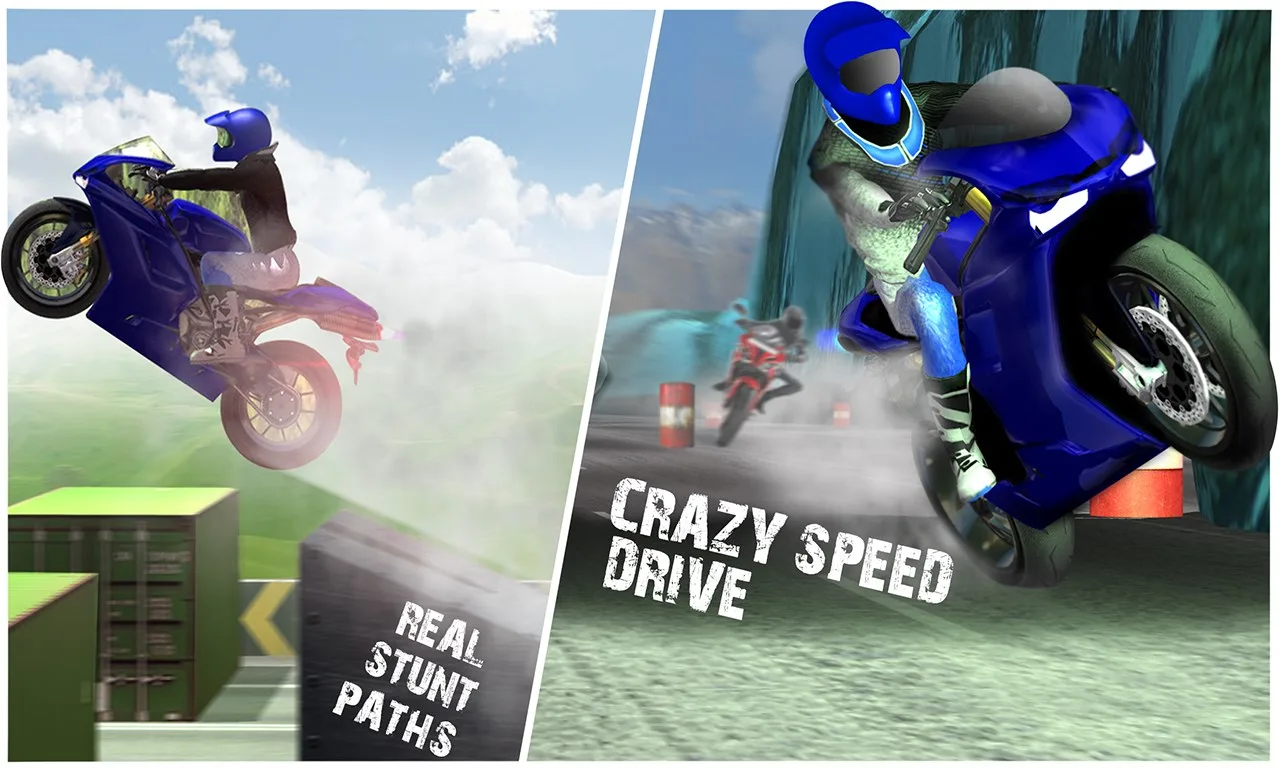 Bike Racer City Highway - Motorcycle Stunts Racing screenshot 3