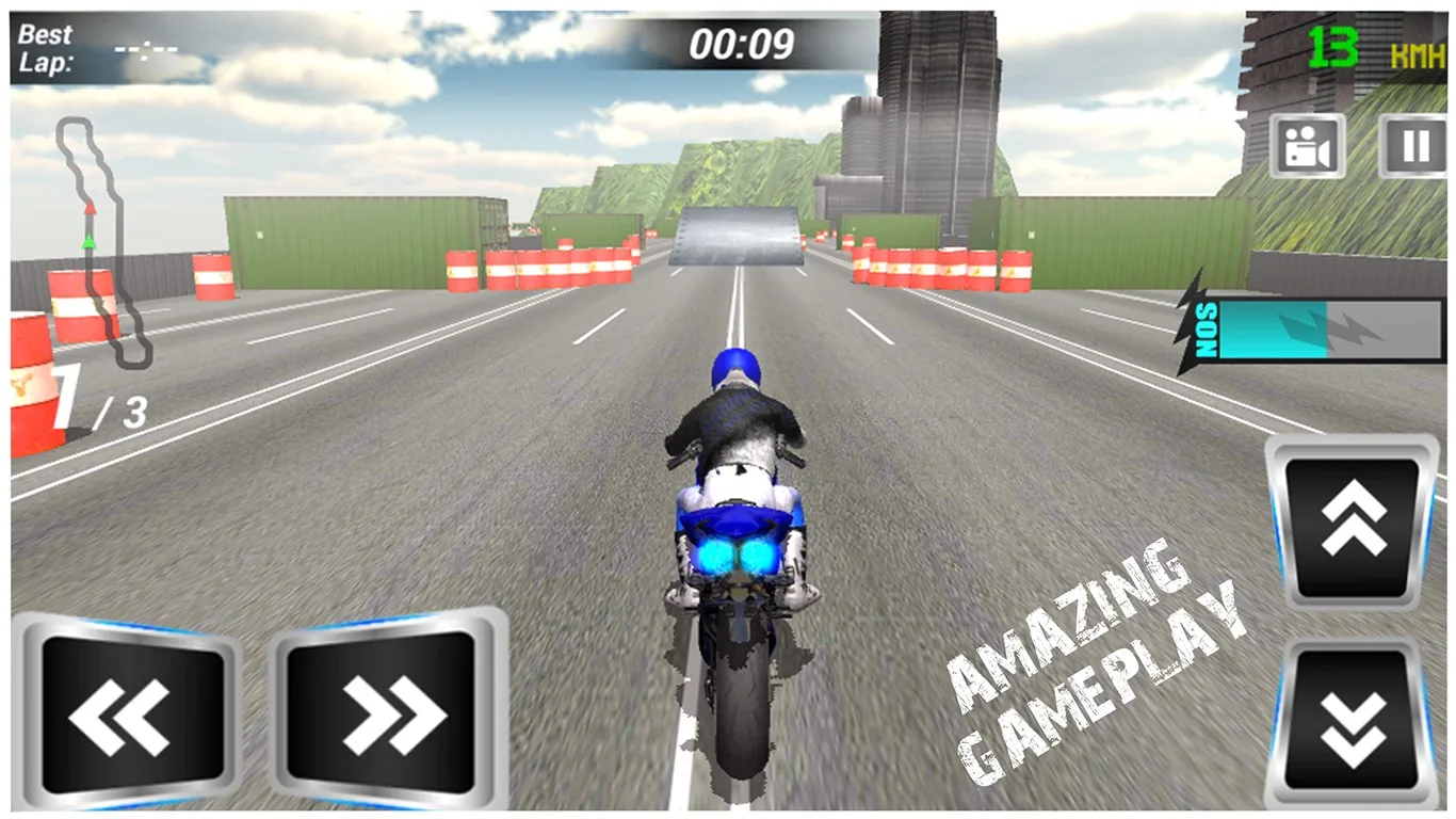 Bike Racer City Highway - Motorcycle Stunts Racing screenshot 5