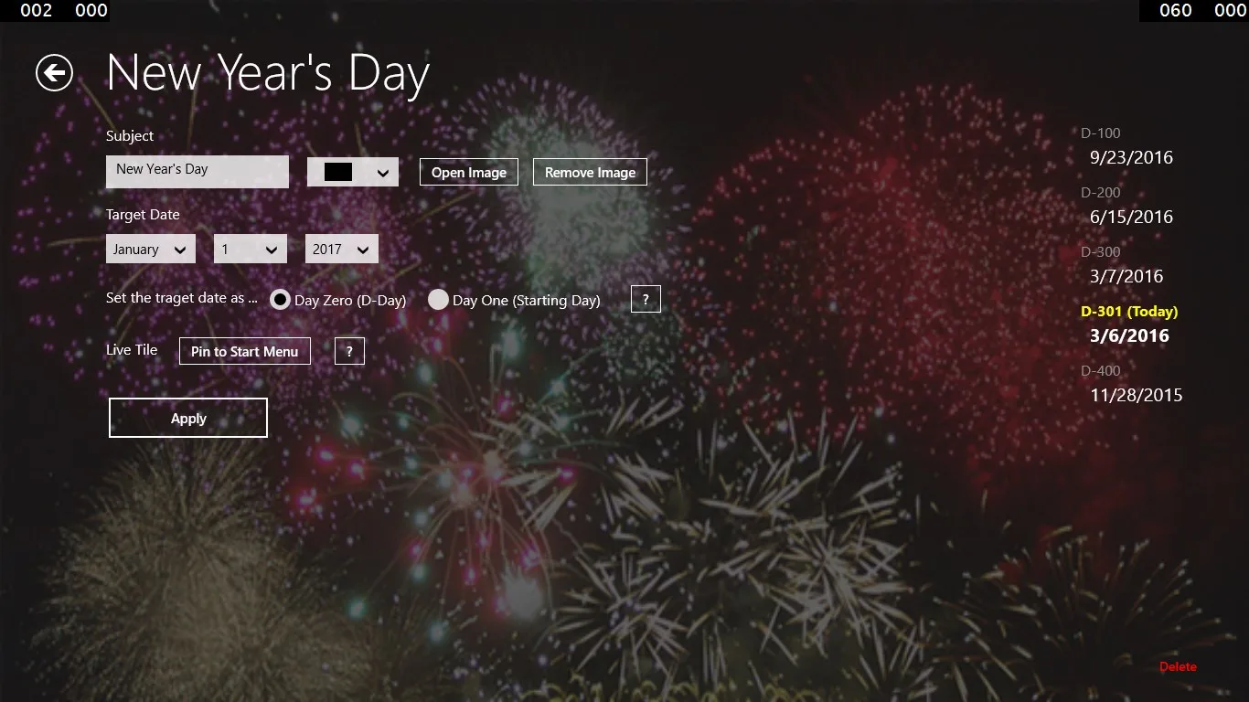 D-Day Countdown Pro with Live Tile screenshot 4