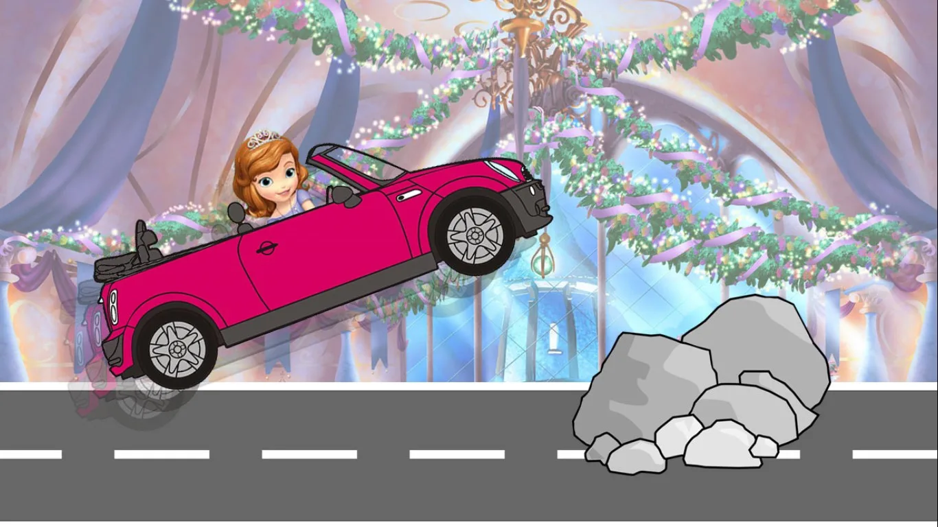 Sofia The First Crazy Car screenshot 4