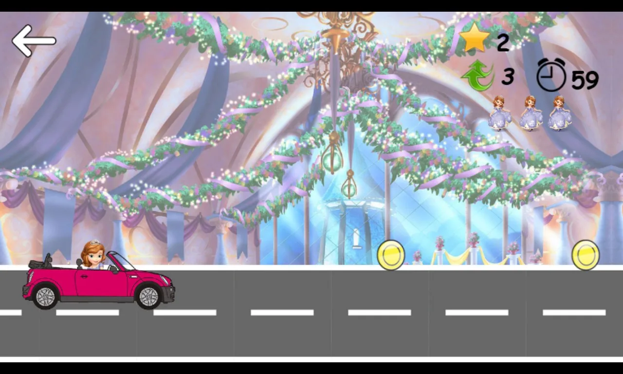 Sofia The First Crazy Car screenshot 5