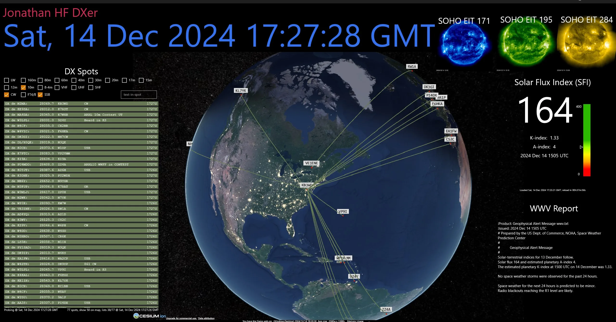 Gray Line Ham Clock screenshot 5
