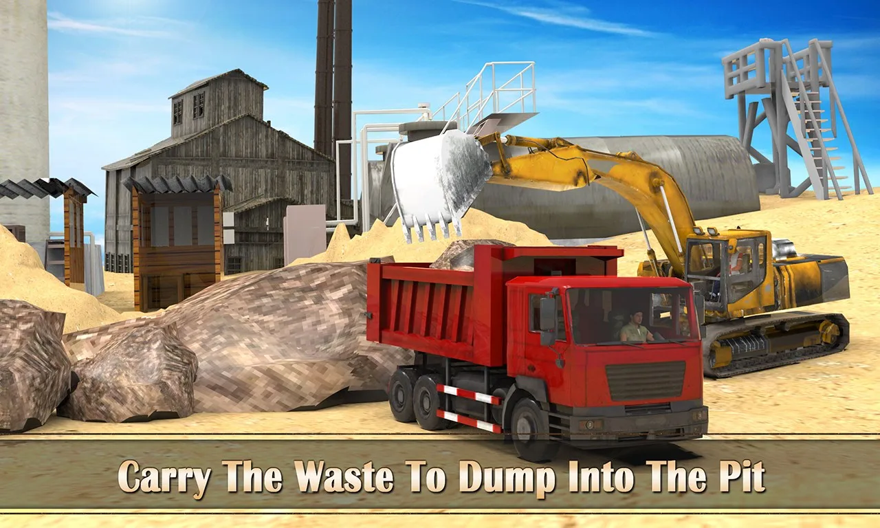Mountain Drill Truck Driver - Rigs Mining Material screenshot 2