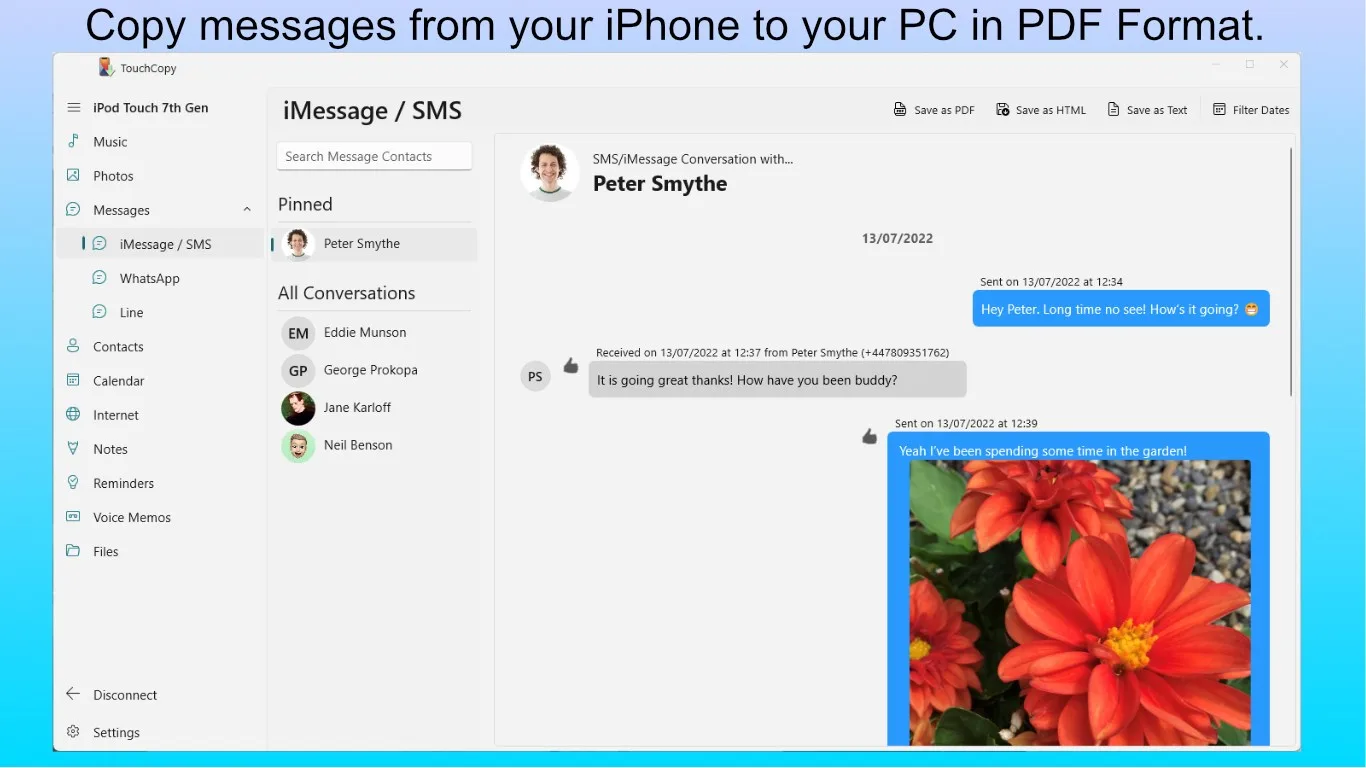 TouchCopy screenshot 4