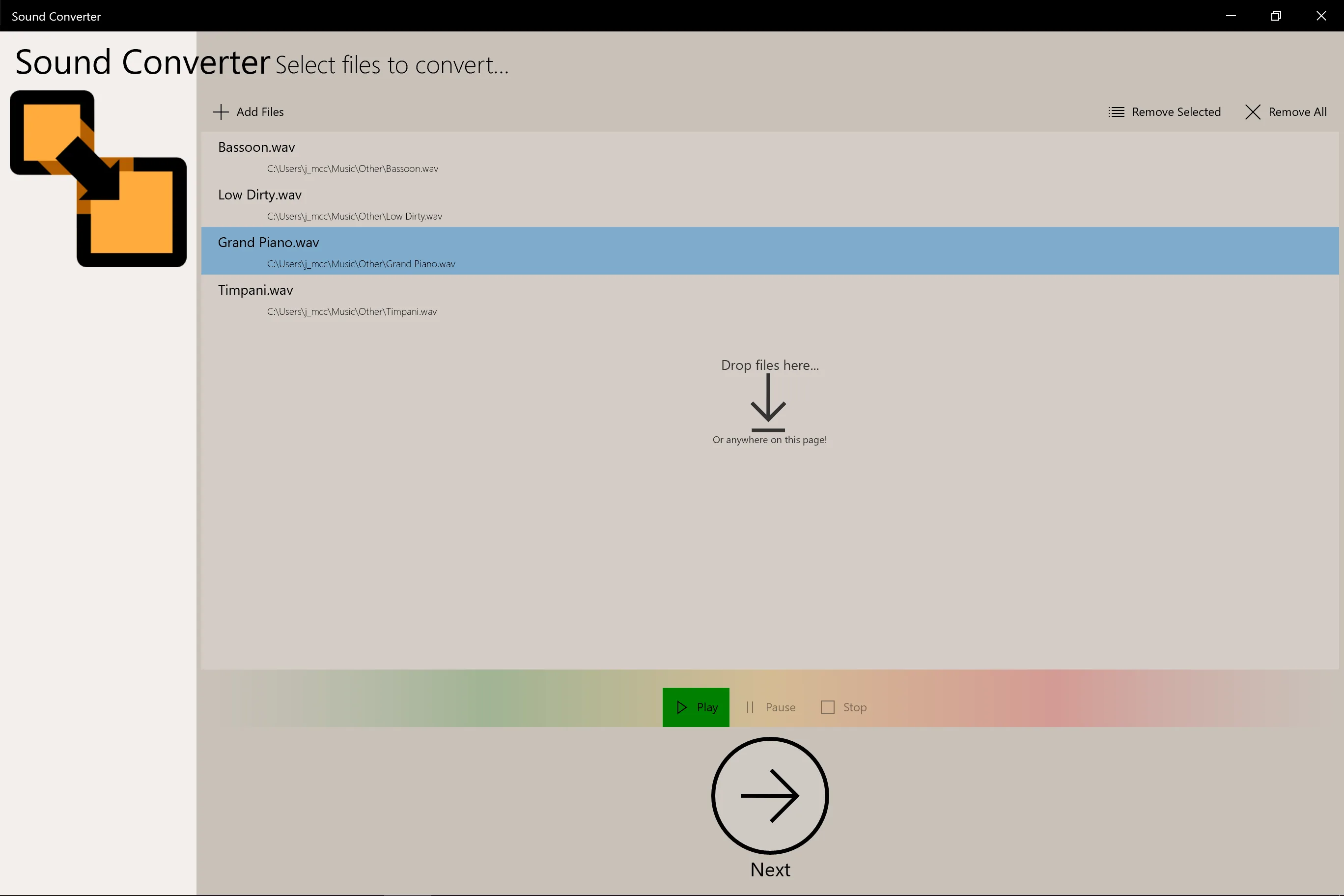 Sound Converter screenshot 3
