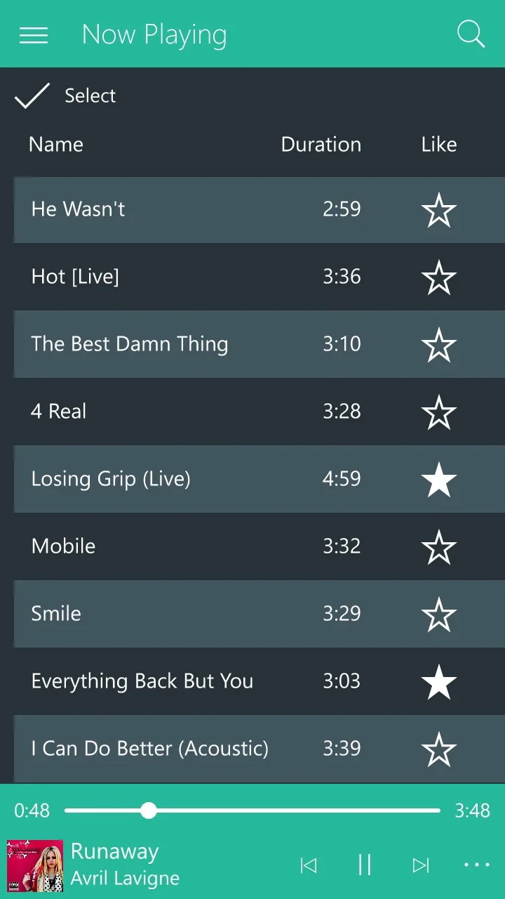 uMusicBox screenshot 1