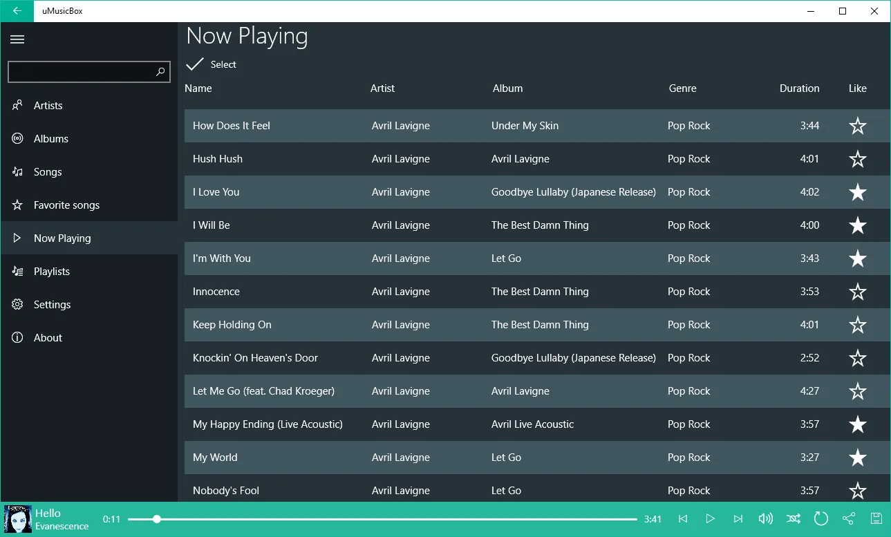 uMusicBox screenshot 4