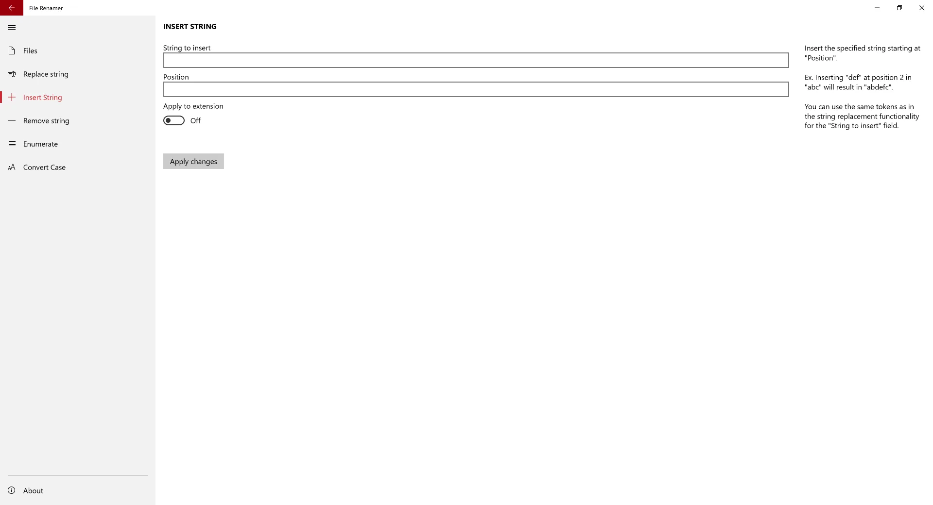 File Renamer screenshot 5