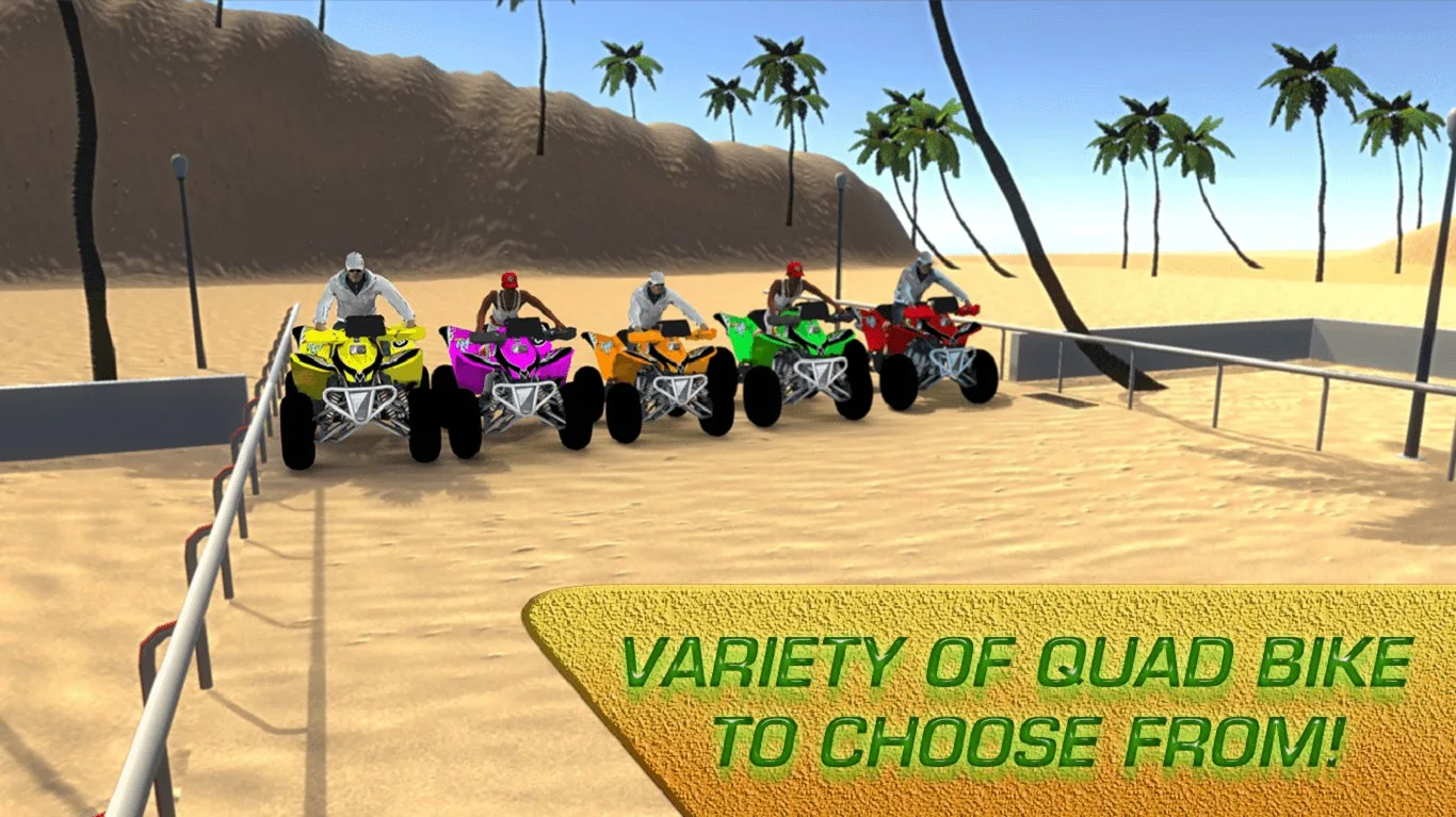 Beach Quad Bike Racing 3D screenshot 2