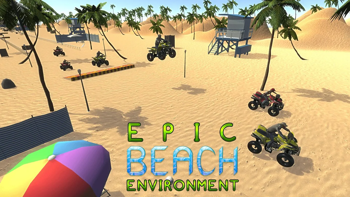 Beach Quad Bike Racing 3D screenshot 4