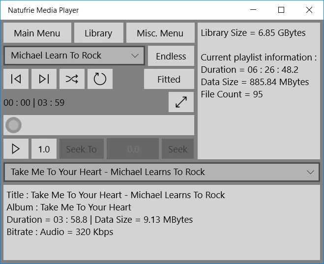 Natufrie Media Player screenshot 2