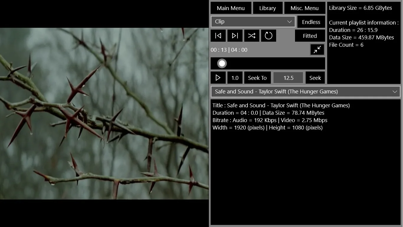 Natufrie Media Player screenshot 3