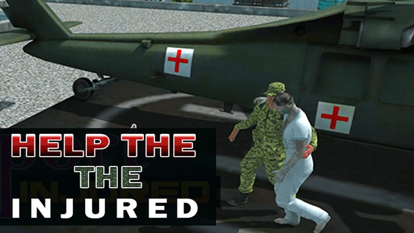 Army Helicopter Rescue Ambulance screenshot 2