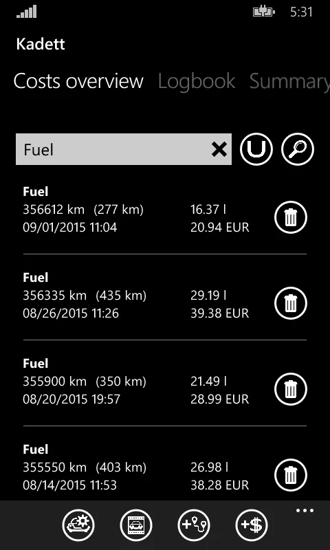 CarStatistics Universal screenshot 5