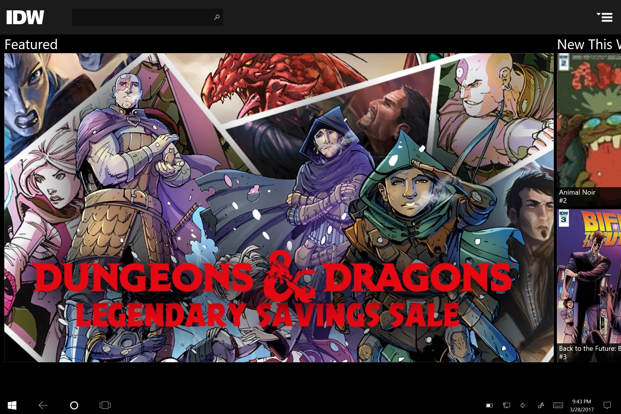 IDW Comics screenshot 1