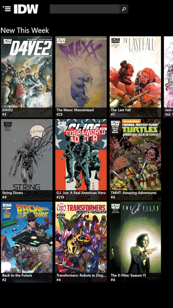 IDW Comics screenshot 2