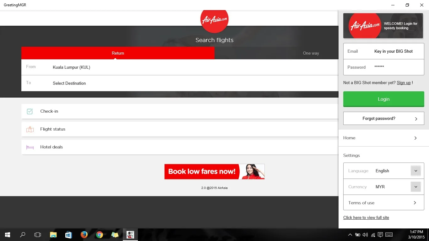 AirAsia Flight screenshot 2