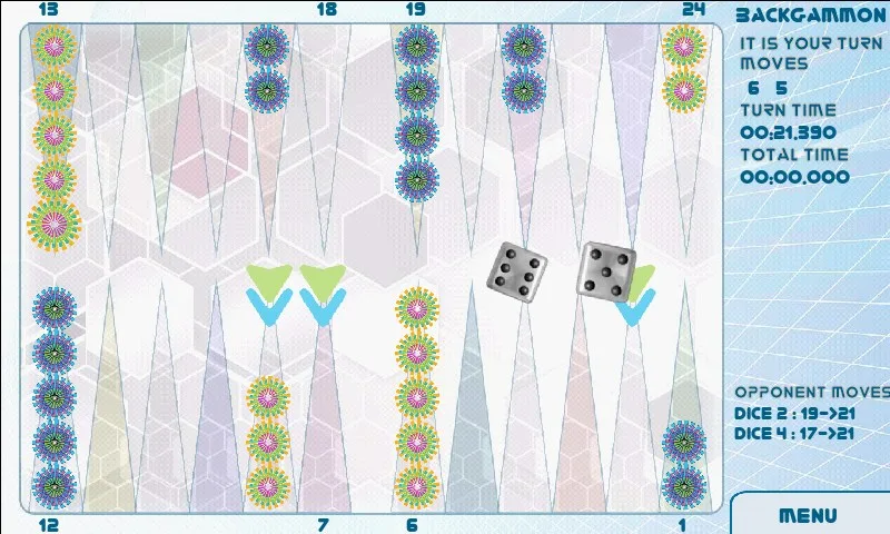 Backgammon 16 games screenshot 1