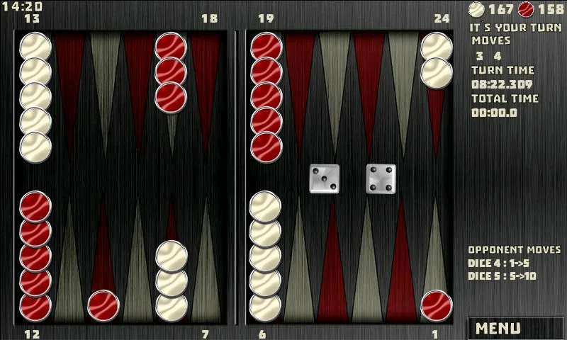 Backgammon 16 games screenshot 3