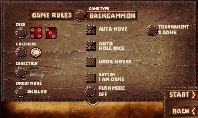 Backgammon 16 games screenshot 4