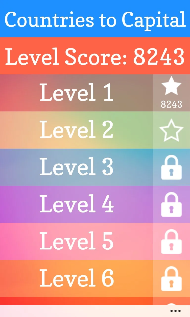 Country Capitals, Currencies and Languages Quiz screenshot 1