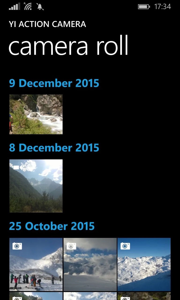 Yi Action Camera screenshot 3