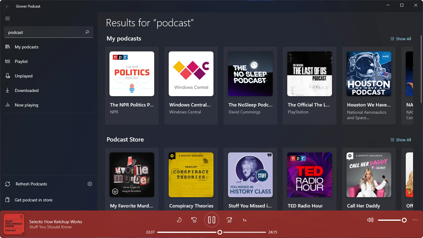Grover Podcast screenshot 4