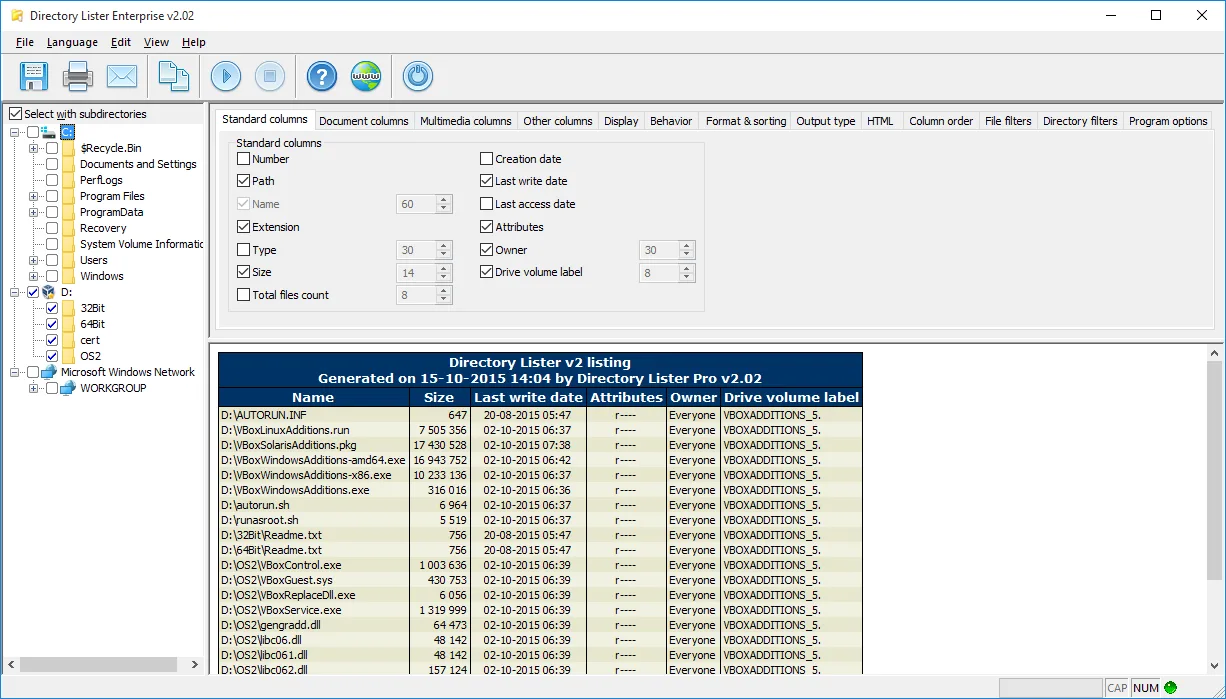 Directory Lister screenshot 3