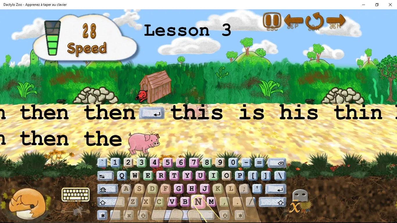 Animal Typing - Learn to touch type screenshot 1