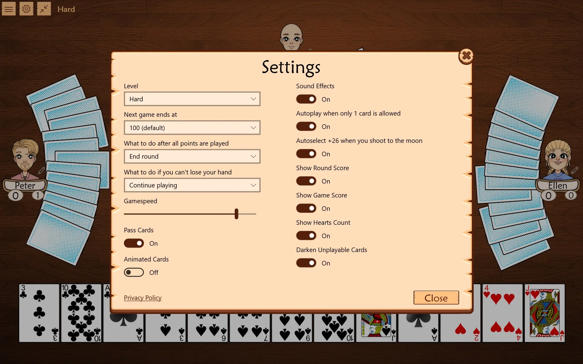 Hearts Pro screenshot 3